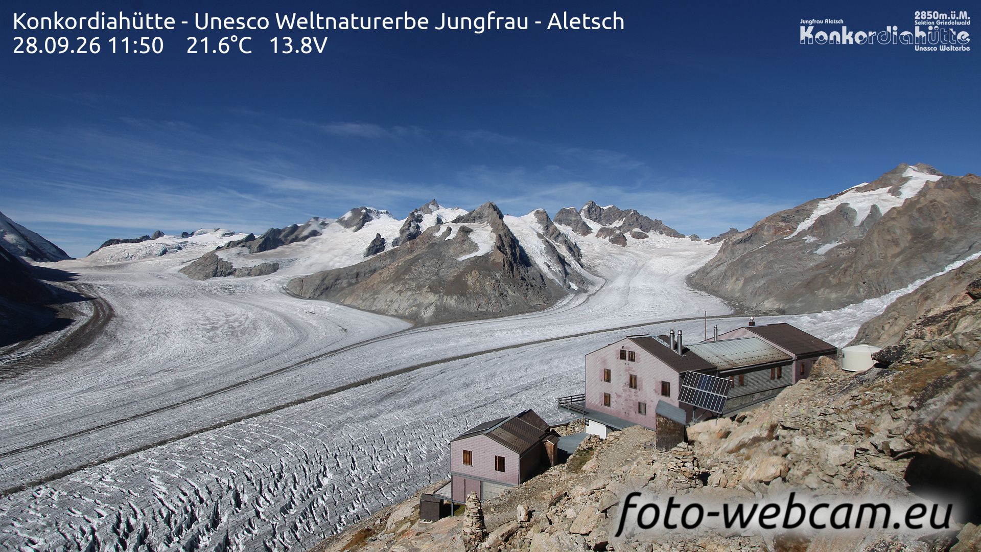 Fieschertal: Konkordiahütte - Trugberg - Gletscherhorn - Jungfraujoch - Hollandiahütte SAC - Ebnefluh - Jungfrau - Jungfrau Region