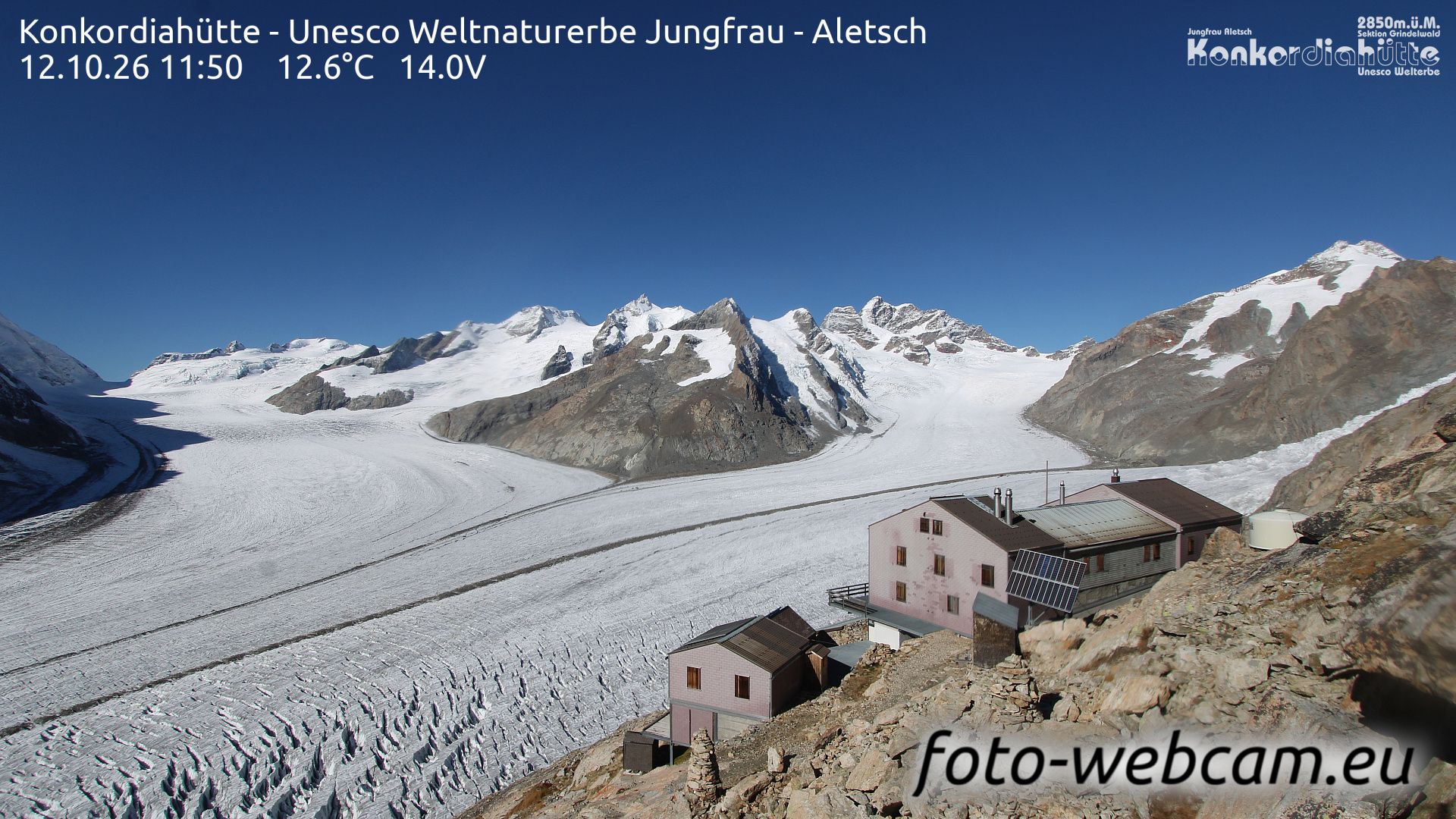Fieschertal: Konkordiahütte - Trugberg - Gletscherhorn - Jungfraujoch - Hollandiahütte SAC - Ebnefluh - Jungfrau - Jungfrau Region