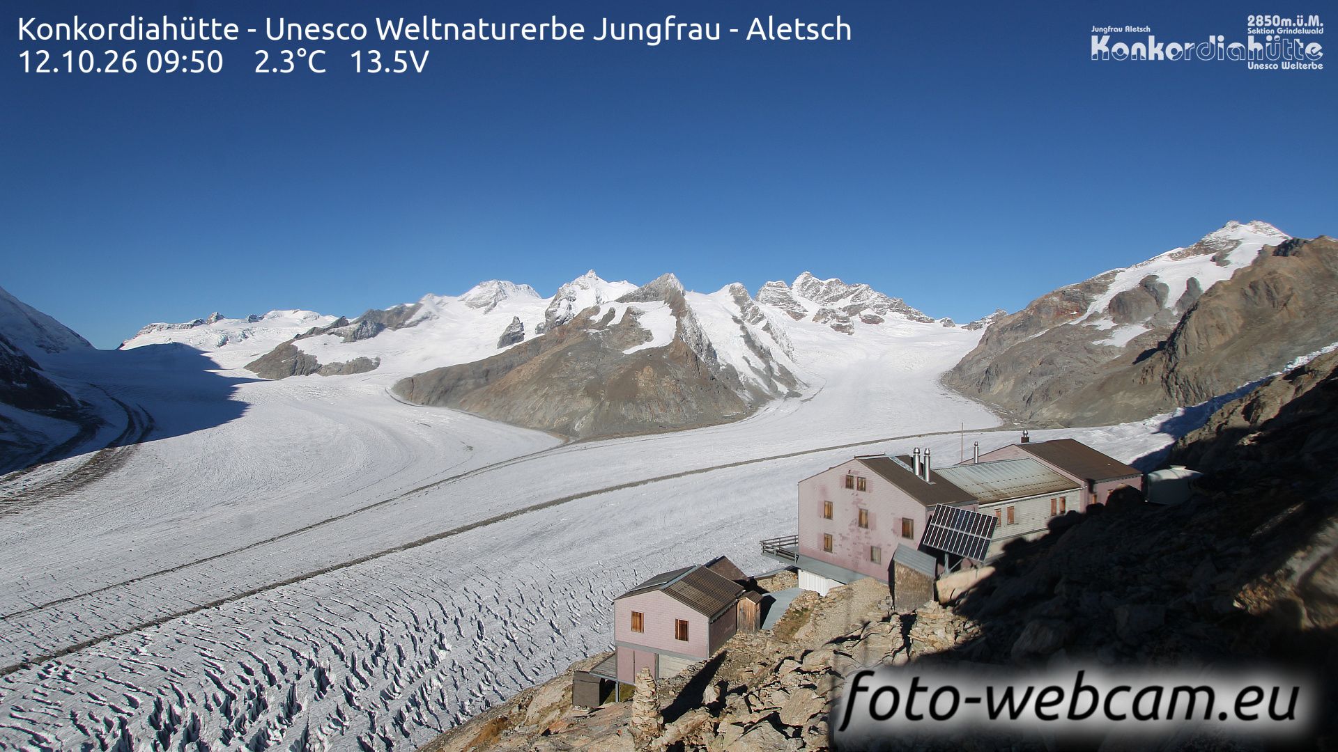 Fieschertal: Konkordiahütte - Trugberg - Gletscherhorn - Jungfraujoch - Hollandiahütte SAC - Ebnefluh - Jungfrau - Jungfrau Region