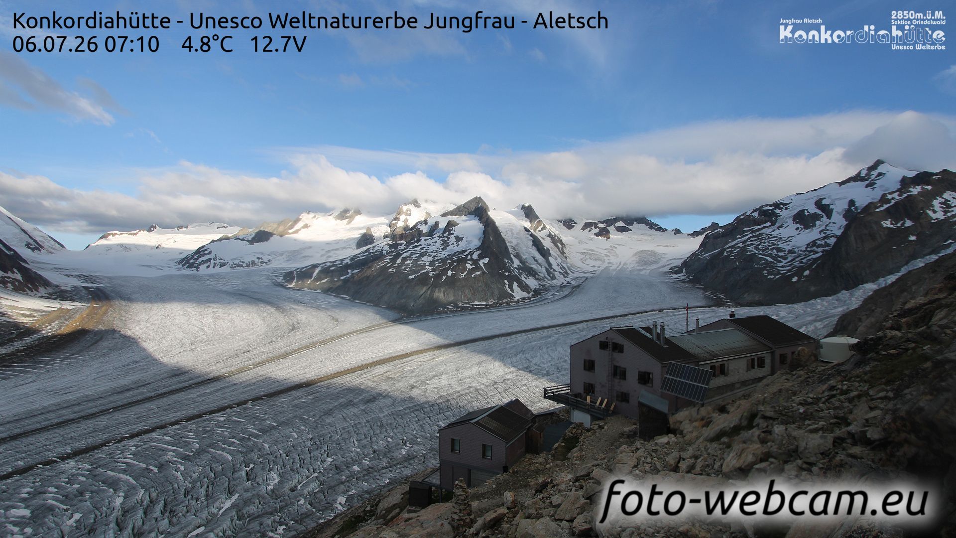 Fieschertal: Konkordiahütte - Trugberg - Gletscherhorn - Jungfraujoch - Hollandiahütte SAC - Ebnefluh - Jungfrau - Jungfrau Region