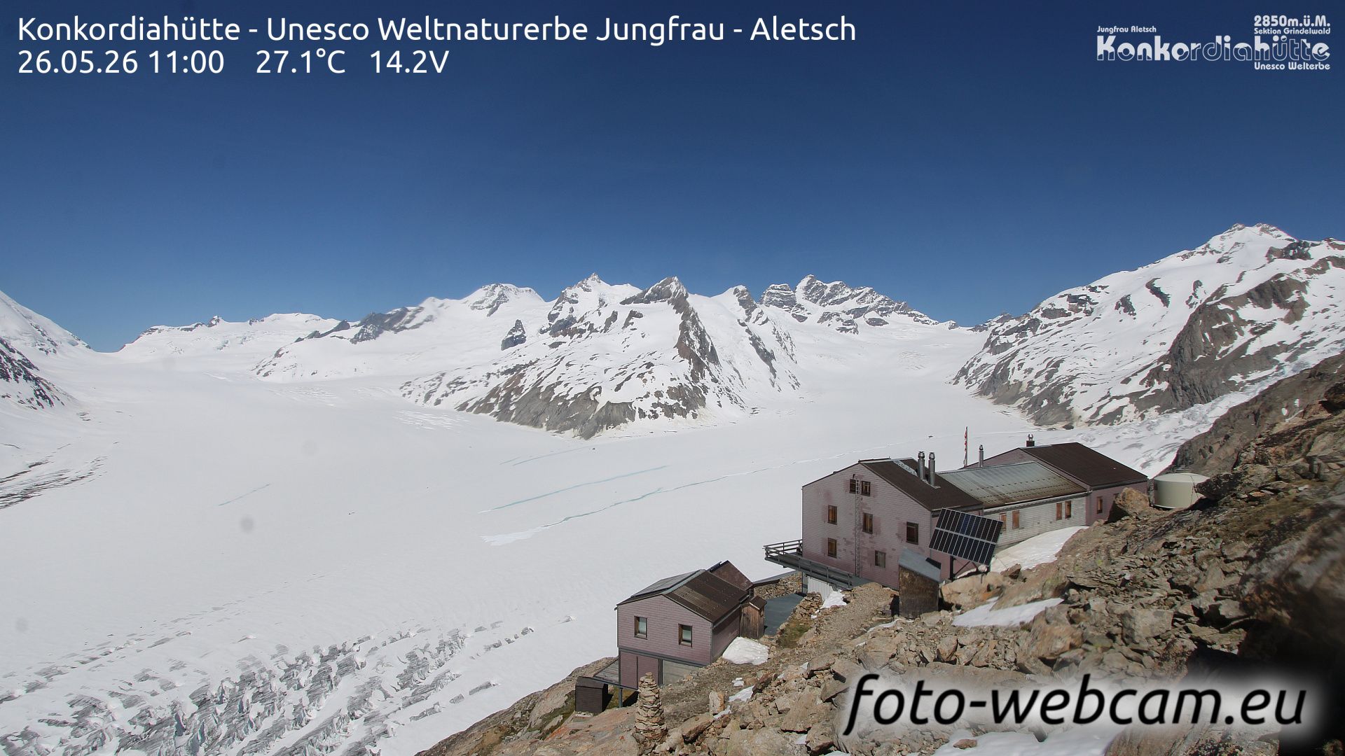 Fieschertal: Konkordiahütte - Trugberg - Gletscherhorn - Jungfraujoch - Hollandiahütte SAC - Ebnefluh - Jungfrau - Jungfrau Region