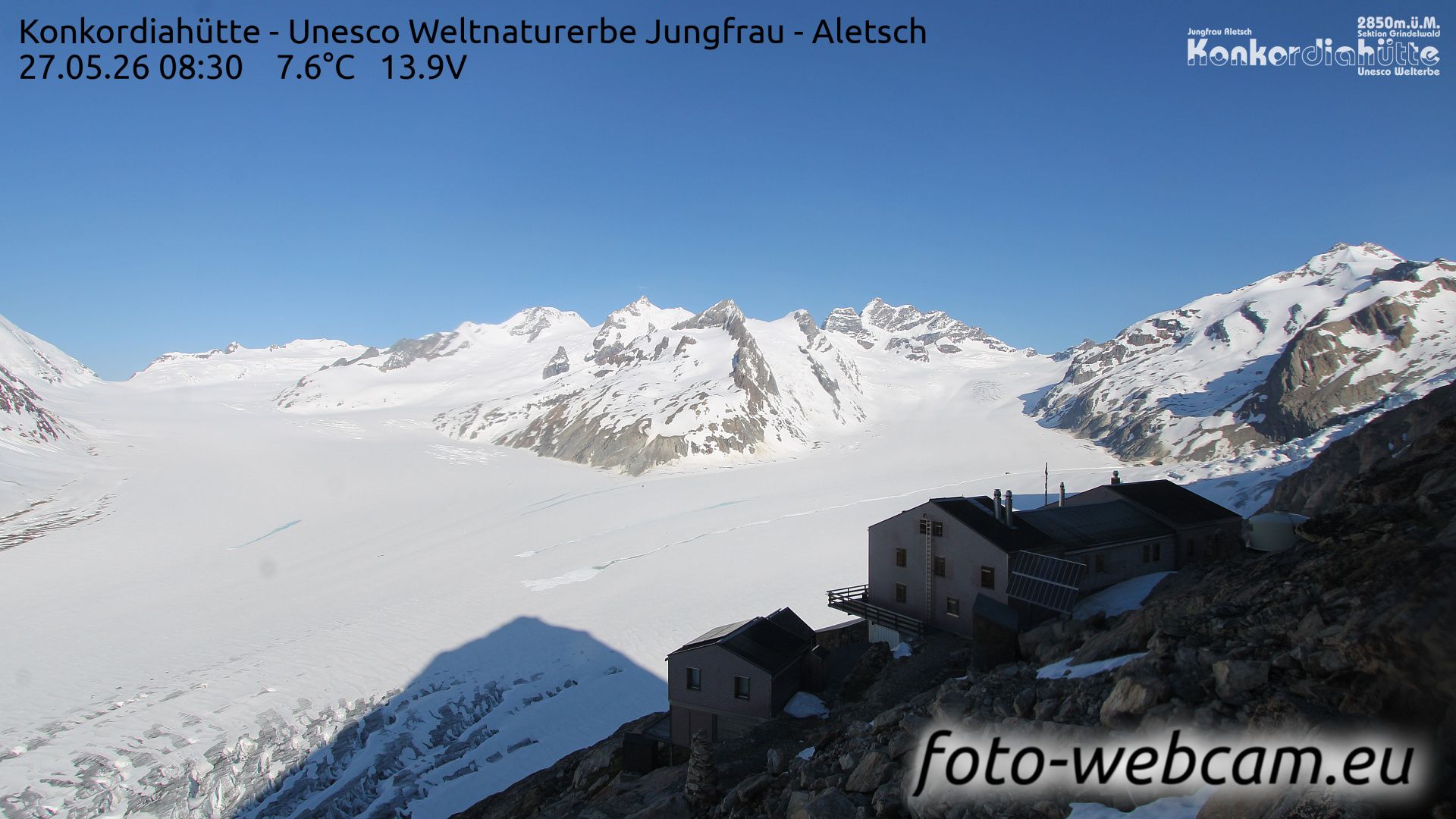 Fieschertal: Konkordiahütte - Trugberg - Gletscherhorn - Jungfraujoch - Hollandiahütte SAC - Ebnefluh - Jungfrau - Jungfrau Region