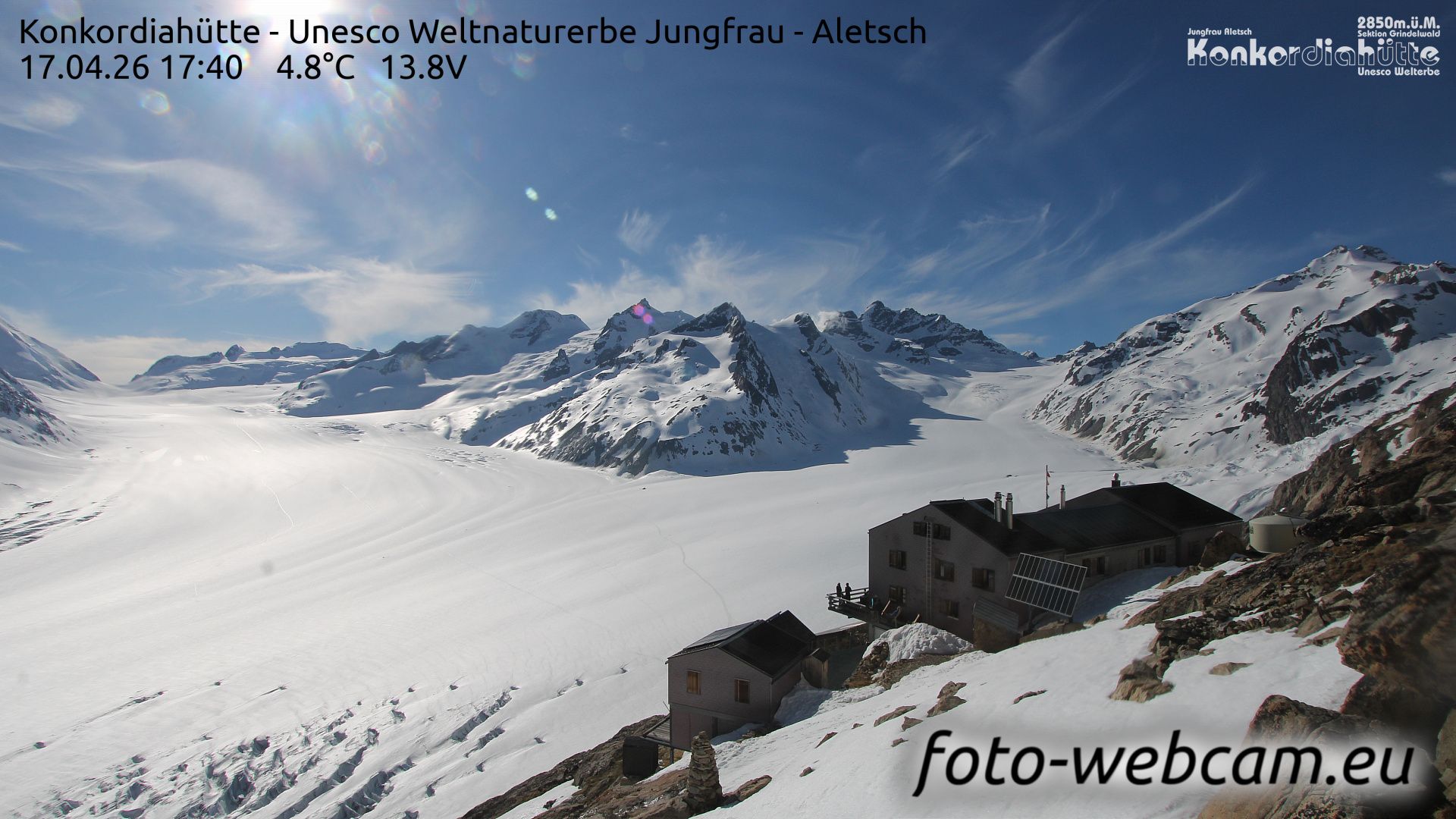 Fieschertal: Konkordiahütte - Trugberg - Gletscherhorn - Jungfraujoch - Hollandiahütte SAC - Ebnefluh - Jungfrau - Jungfrau Region