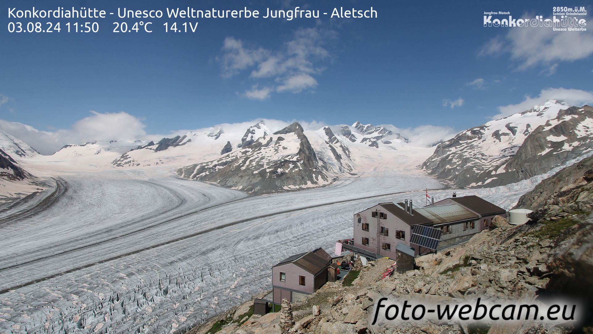 Fieschertal: Konkordiahütte - Trugberg - Gletscherhorn - Jungfraujoch - Hollandiahütte SAC - Ebnefluh - Jungfrau - Jungfrau Region