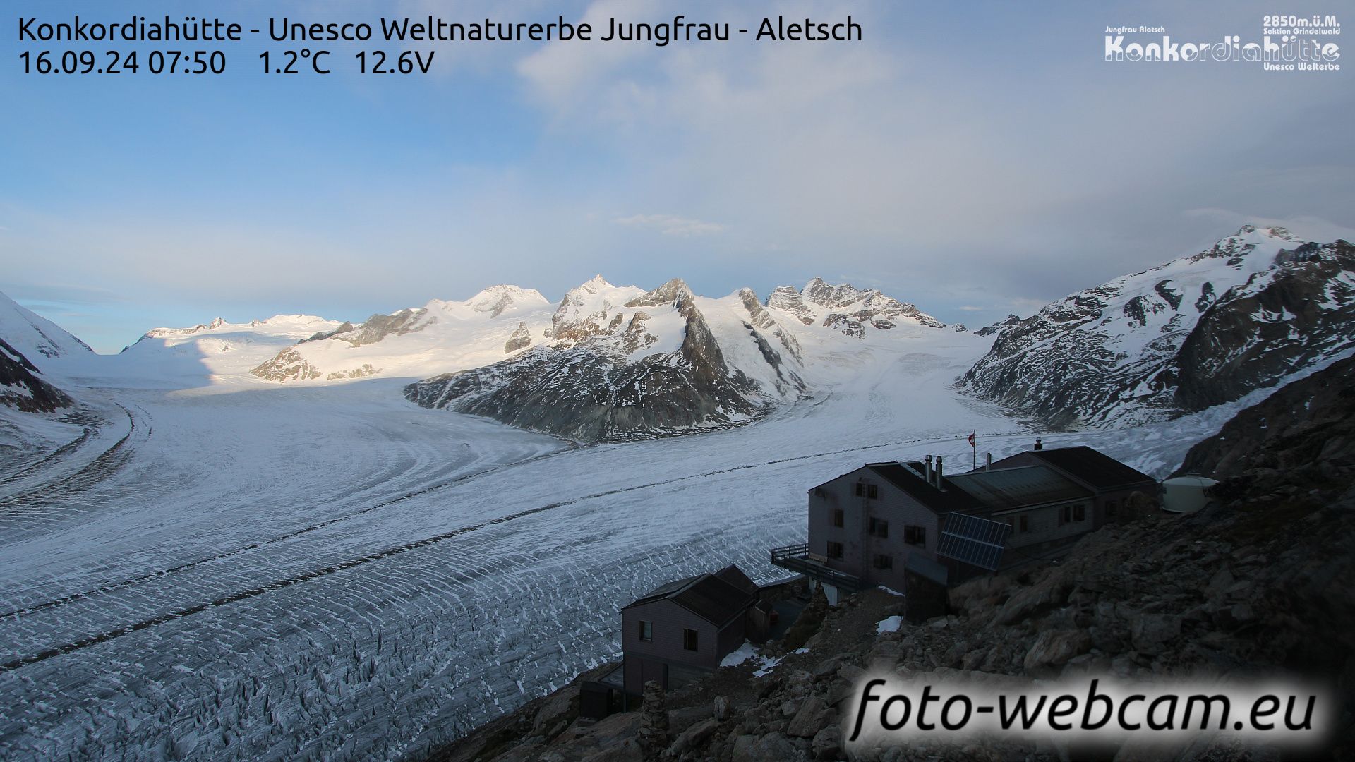 Fieschertal: Konkordiahütte - Trugberg - Gletscherhorn - Jungfraujoch - Hollandiahütte SAC - Ebnefluh - Jungfrau - Jungfrau Region