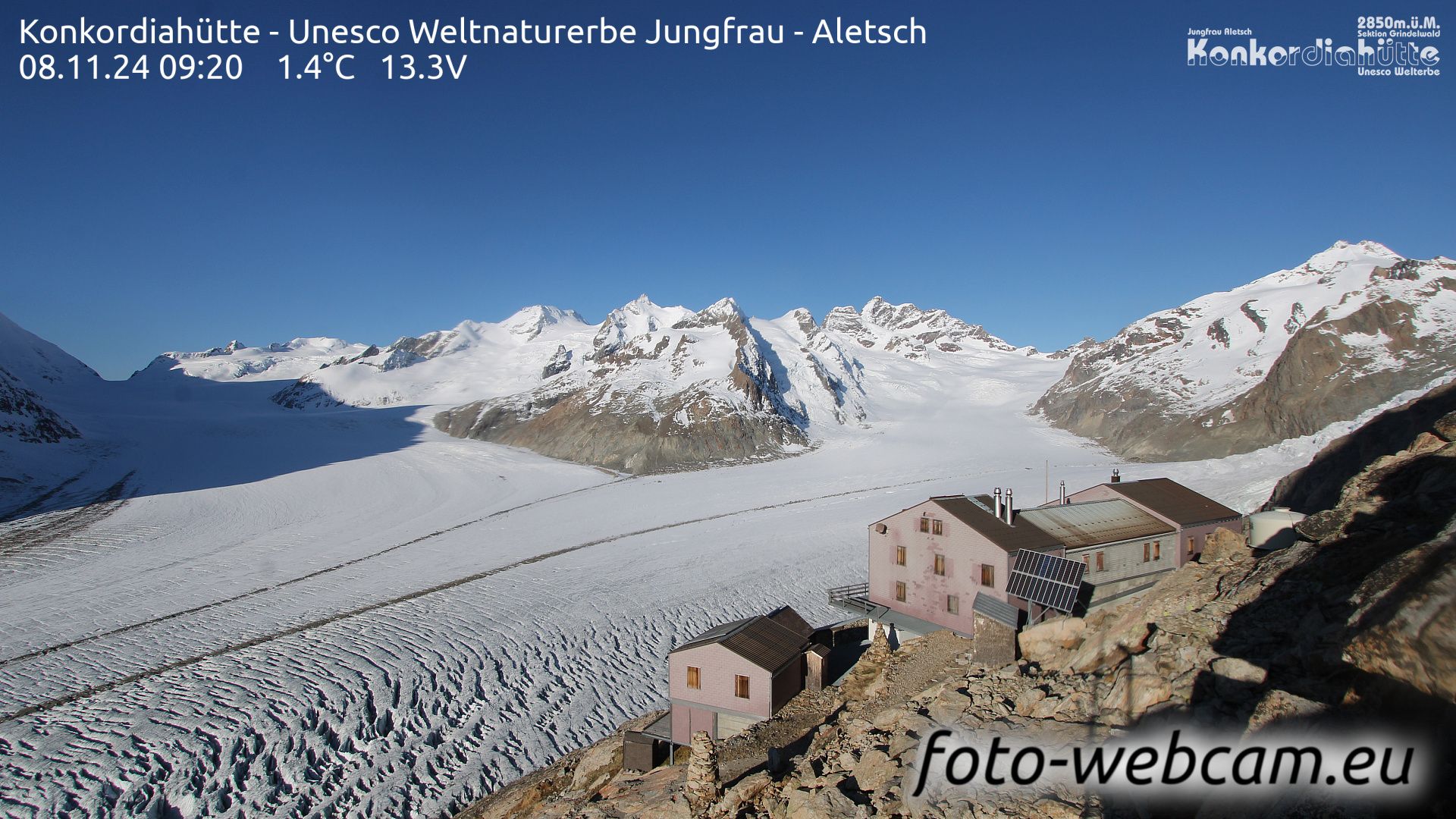 Fieschertal: Konkordiahütte - Trugberg - Gletscherhorn - Jungfraujoch - Hollandiahütte SAC - Ebnefluh - Jungfrau - Jungfrau Region