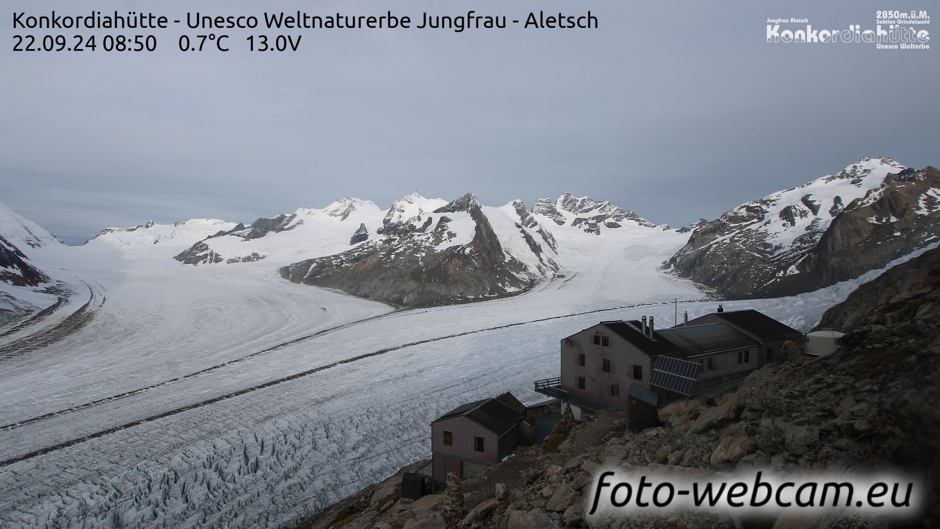 Fieschertal: Konkordiahütte - Trugberg - Gletscherhorn - Jungfraujoch - Hollandiahütte SAC - Ebnefluh - Jungfrau - Jungfrau Region