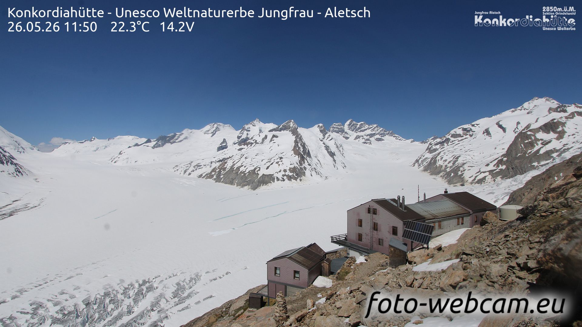 Fieschertal: Konkordiahütte - Trugberg - Gletscherhorn - Jungfraujoch - Hollandiahütte SAC - Ebnefluh - Jungfrau - Jungfrau Region