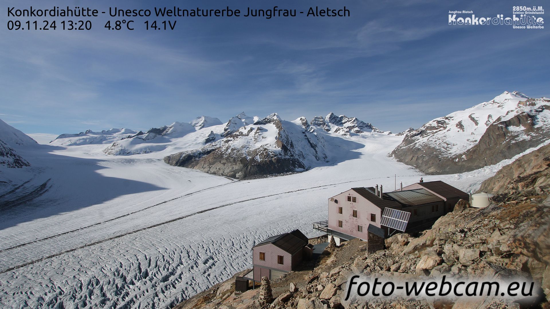 Fieschertal: Konkordiahütte - Trugberg - Gletscherhorn - Jungfraujoch - Hollandiahütte SAC - Ebnefluh - Jungfrau - Jungfrau Region