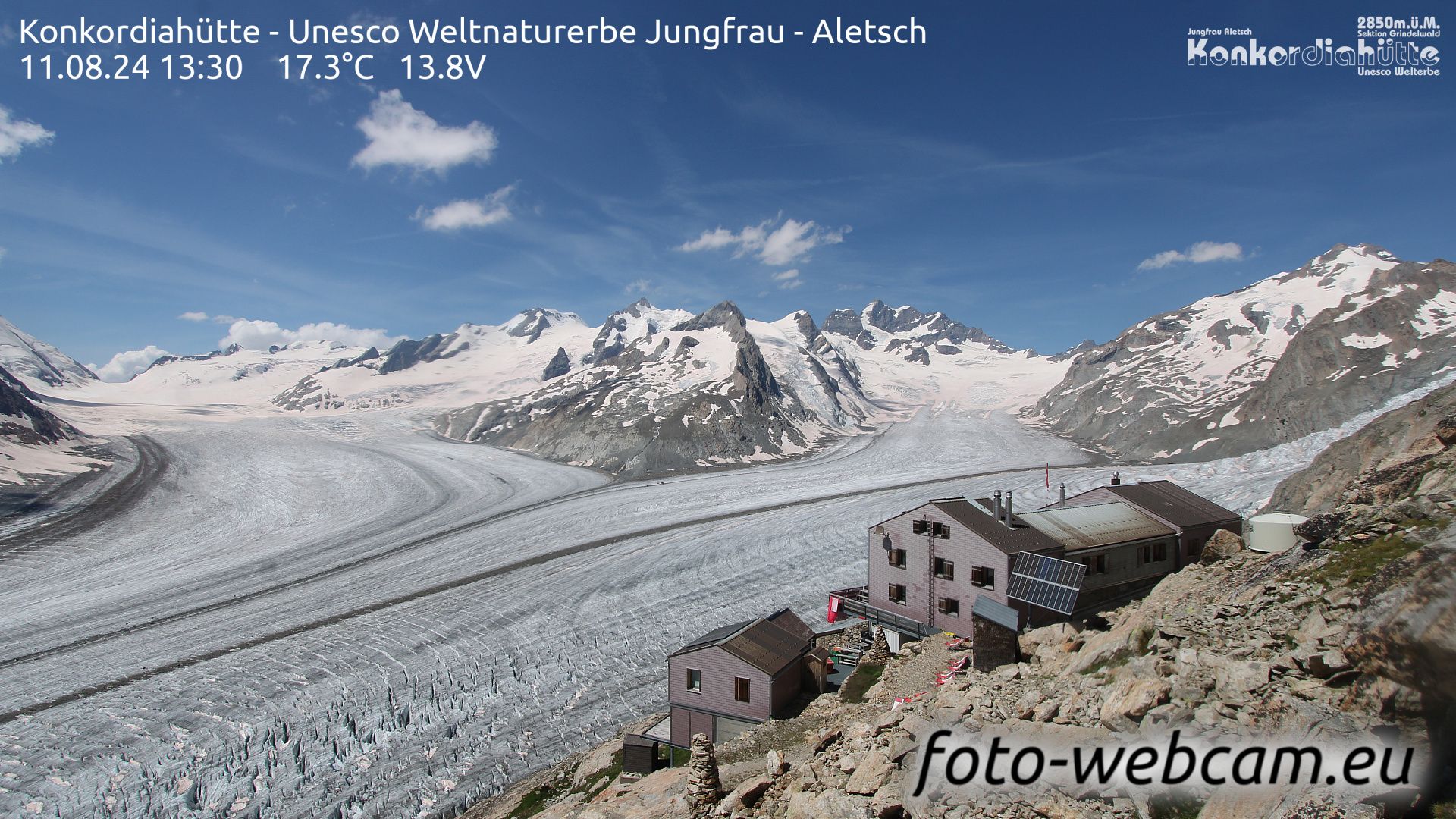 Fieschertal: Konkordiahütte - Trugberg - Gletscherhorn - Jungfraujoch - Hollandiahütte SAC - Ebnefluh - Jungfrau - Jungfrau Region