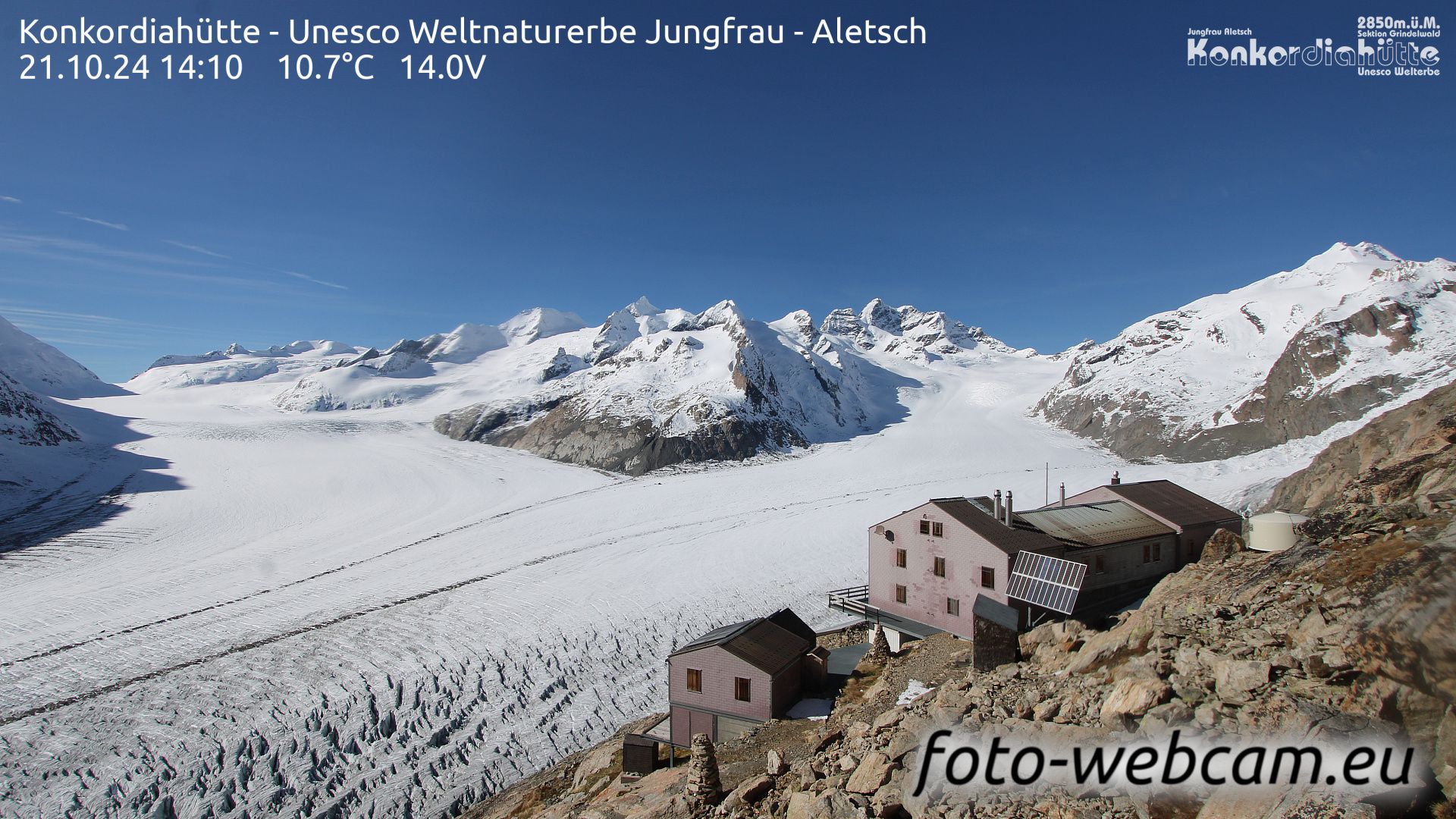 Fieschertal: Konkordiahütte - Trugberg - Gletscherhorn - Jungfraujoch - Hollandiahütte SAC - Ebnefluh - Jungfrau - Jungfrau Region