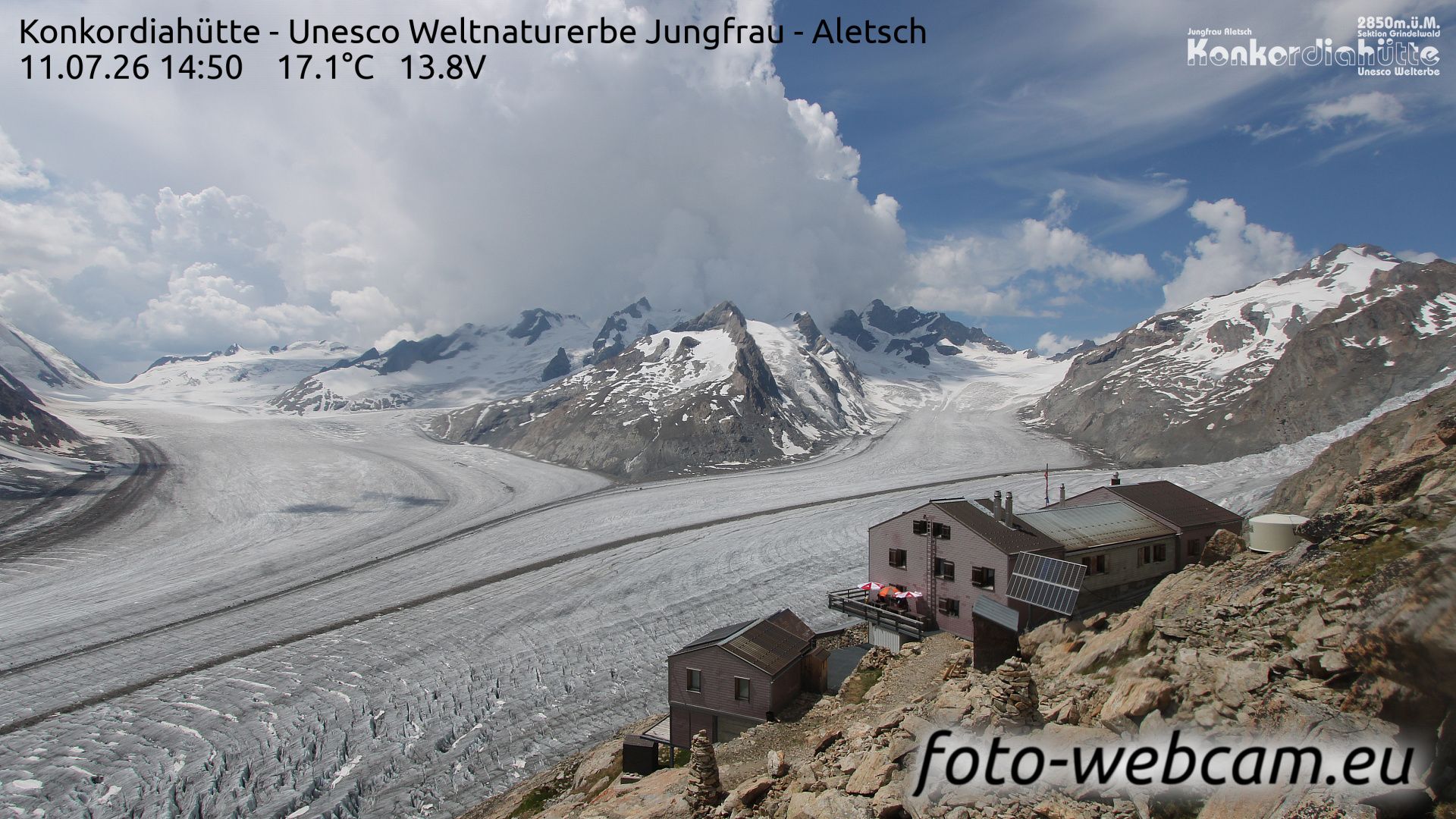 Fieschertal: Konkordiahütte - Trugberg - Gletscherhorn - Jungfraujoch - Hollandiahütte SAC - Ebnefluh - Jungfrau - Jungfrau Region