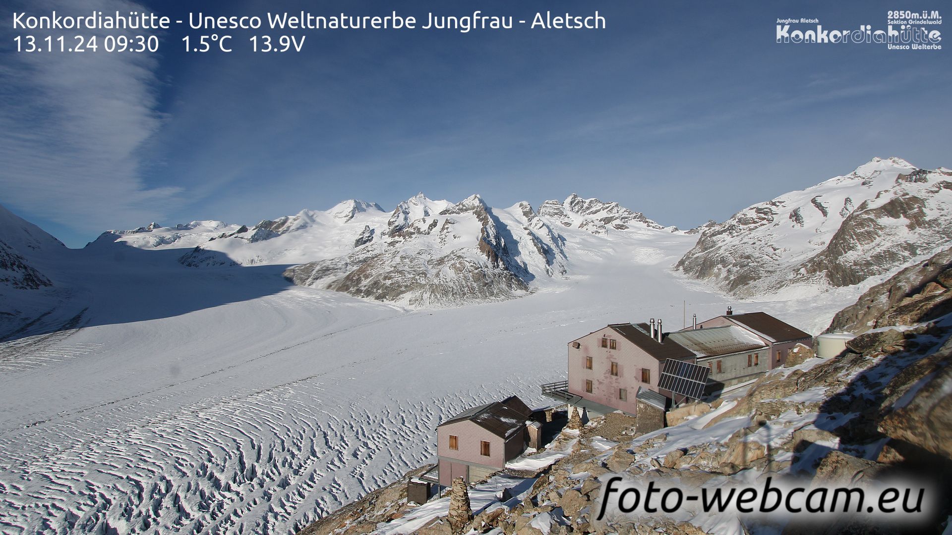 Fieschertal: Konkordiahütte - Trugberg - Gletscherhorn - Jungfraujoch - Hollandiahütte SAC - Ebnefluh - Jungfrau - Jungfrau Region