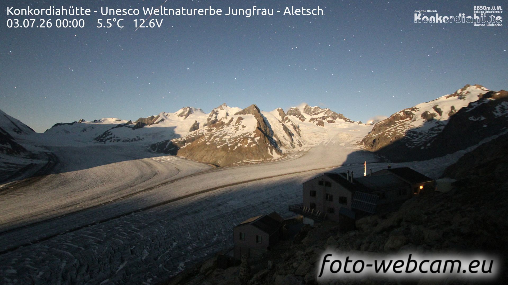 Fieschertal: Konkordiahütte - Trugberg - Gletscherhorn - Jungfraujoch - Hollandiahütte SAC - Ebnefluh - Jungfrau - Jungfrau Region