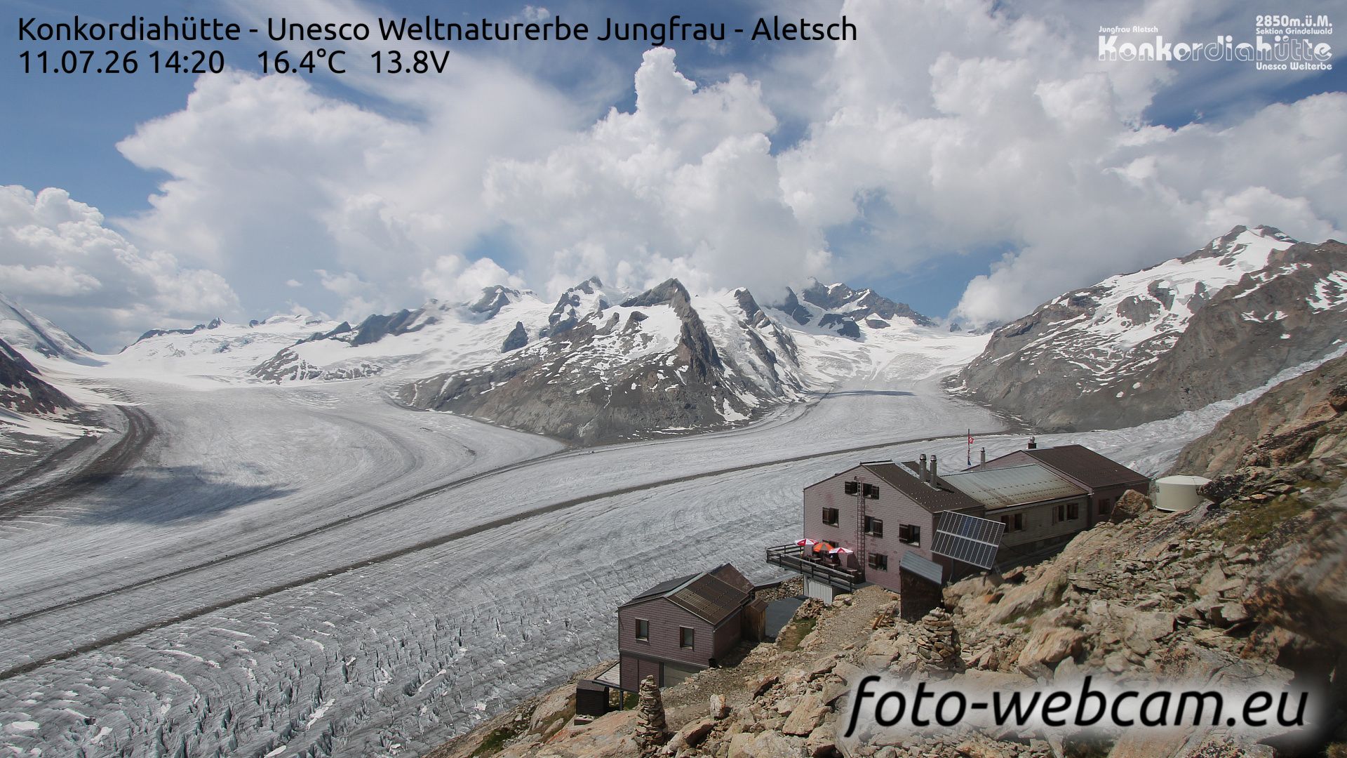 Fieschertal: Konkordiahütte - Trugberg - Gletscherhorn - Jungfraujoch - Hollandiahütte SAC - Ebnefluh - Jungfrau - Jungfrau Region
