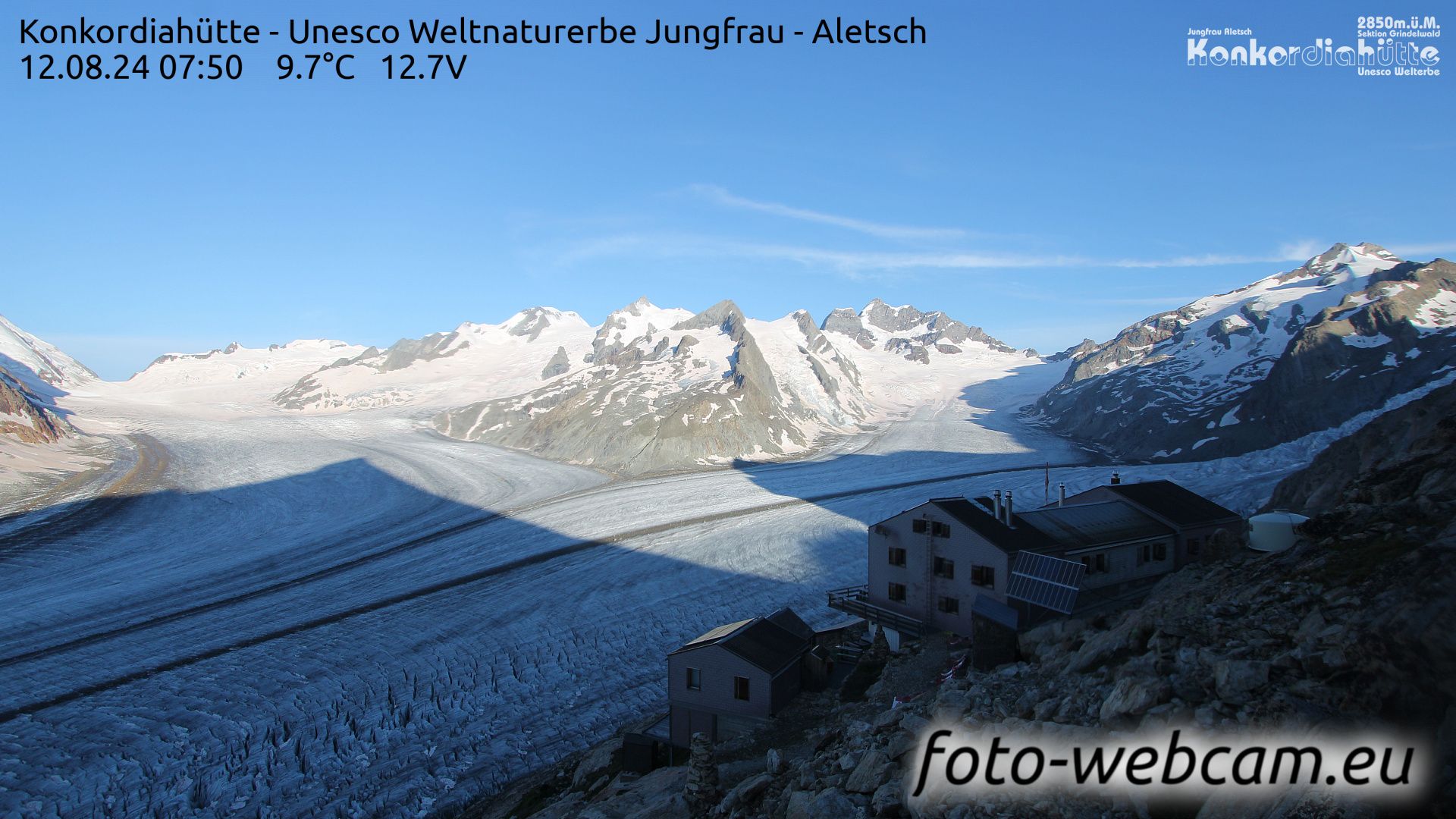 Fieschertal: Konkordiahütte - Trugberg - Gletscherhorn - Jungfraujoch - Hollandiahütte SAC - Ebnefluh - Jungfrau - Jungfrau Region