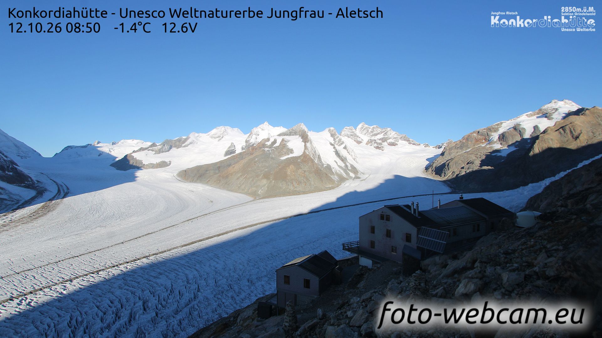Fieschertal: Konkordiahütte - Trugberg - Gletscherhorn - Jungfraujoch - Hollandiahütte SAC - Ebnefluh - Jungfrau - Jungfrau Region