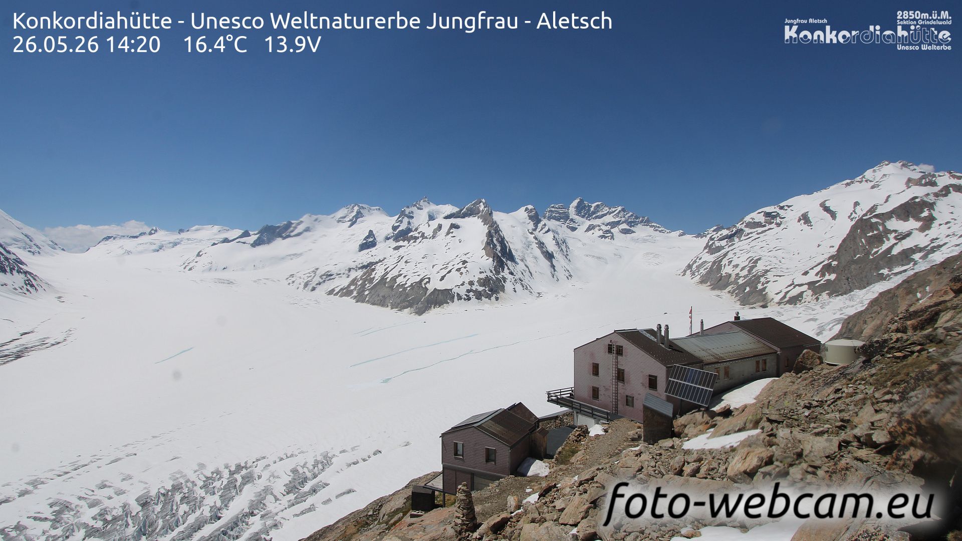 Fieschertal: Konkordiahütte - Trugberg - Gletscherhorn - Jungfraujoch - Hollandiahütte SAC - Ebnefluh - Jungfrau - Jungfrau Region