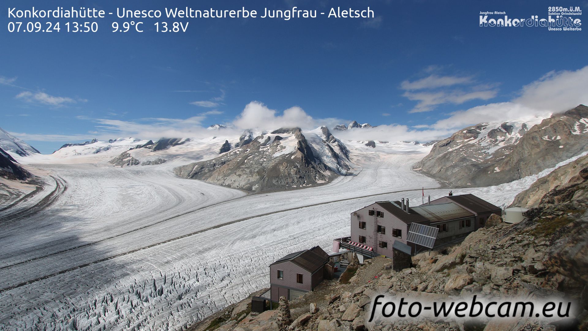 Fieschertal: Konkordiahütte - Trugberg - Gletscherhorn - Jungfraujoch - Hollandiahütte SAC - Ebnefluh - Jungfrau - Jungfrau Region