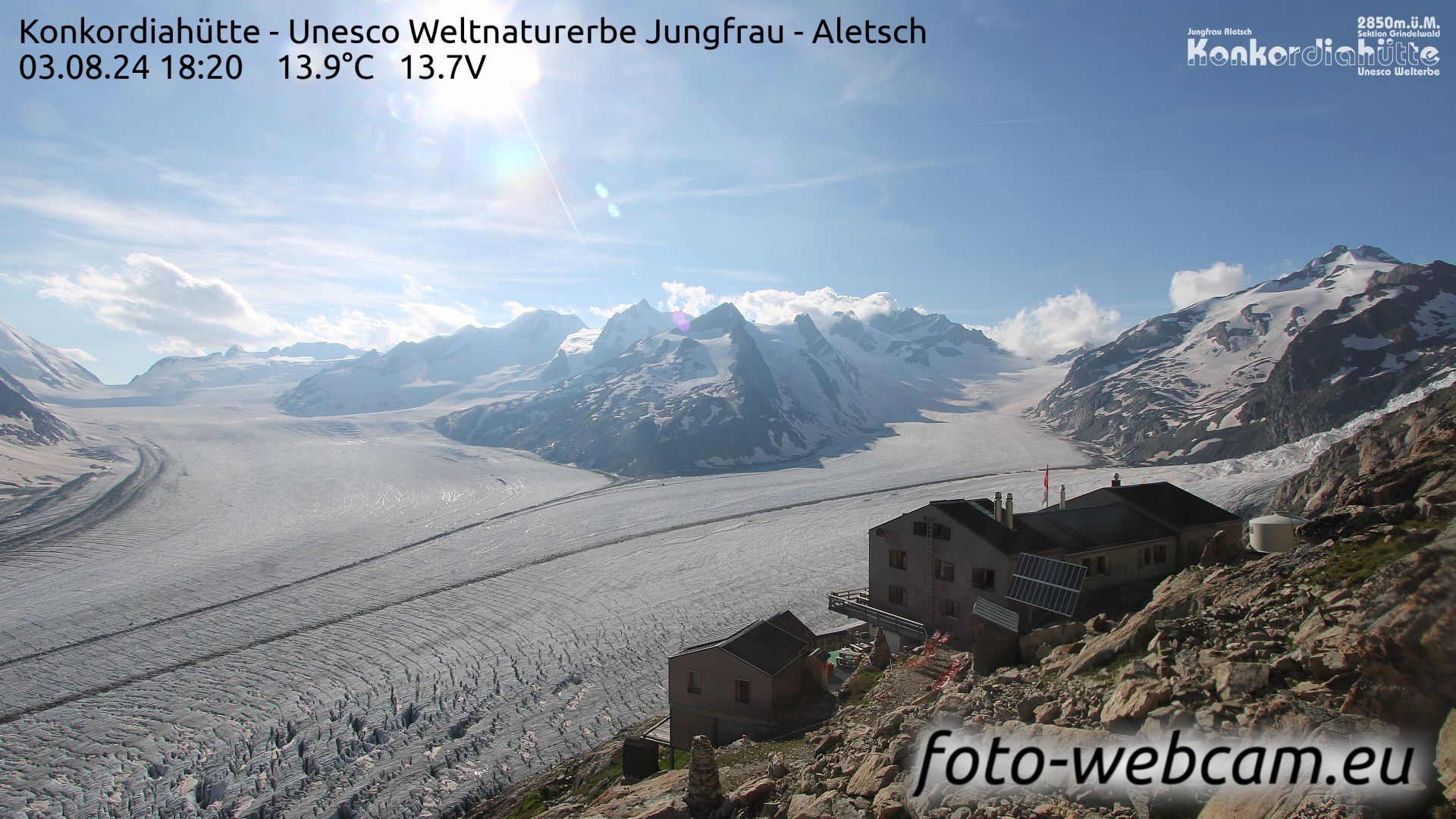 Fieschertal: Konkordiahütte - Trugberg - Gletscherhorn - Jungfraujoch - Hollandiahütte SAC - Ebnefluh - Jungfrau - Jungfrau Region