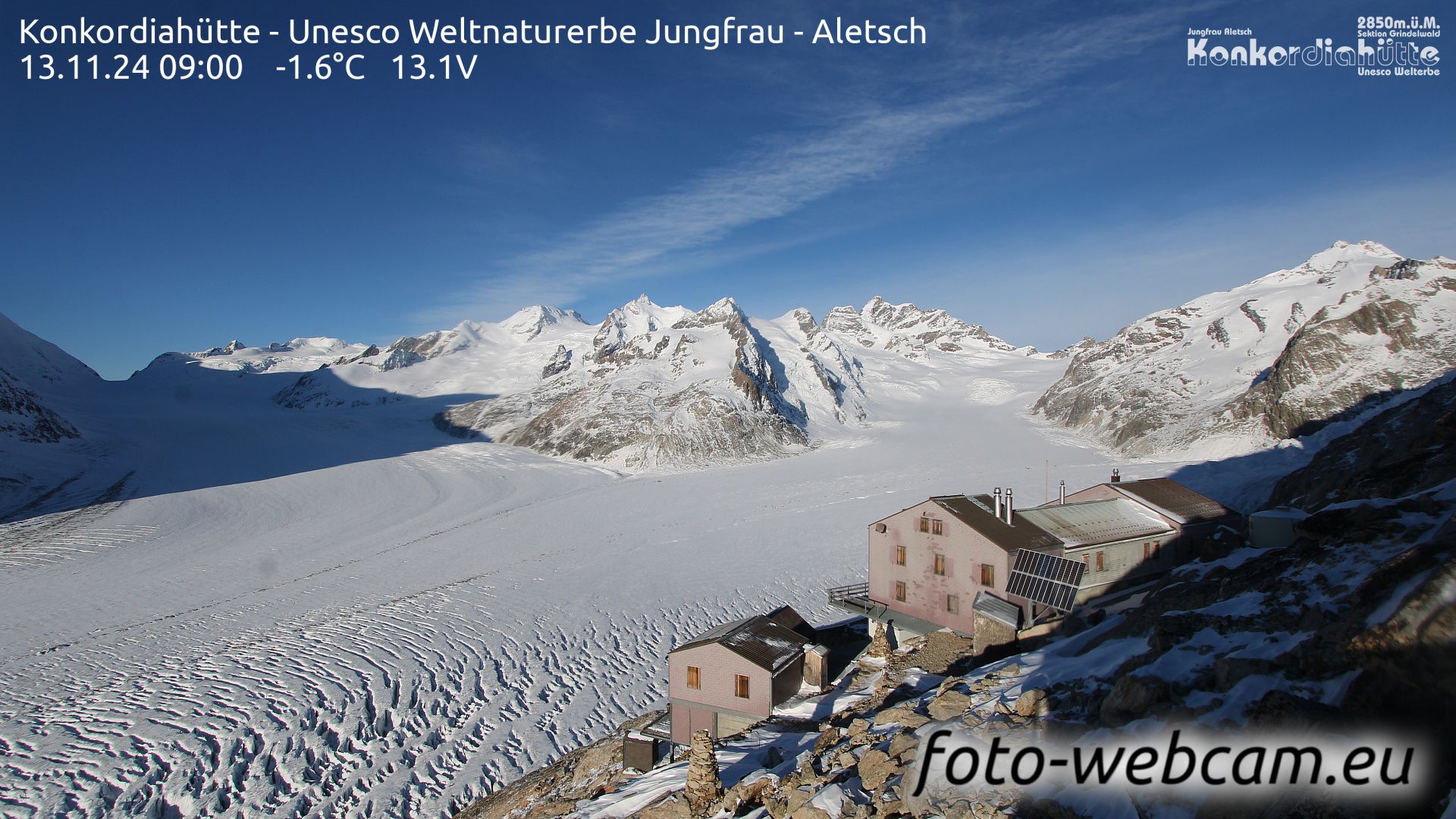 Fieschertal: Konkordiahütte - Trugberg - Gletscherhorn - Jungfraujoch - Hollandiahütte SAC - Ebnefluh - Jungfrau - Jungfrau Region