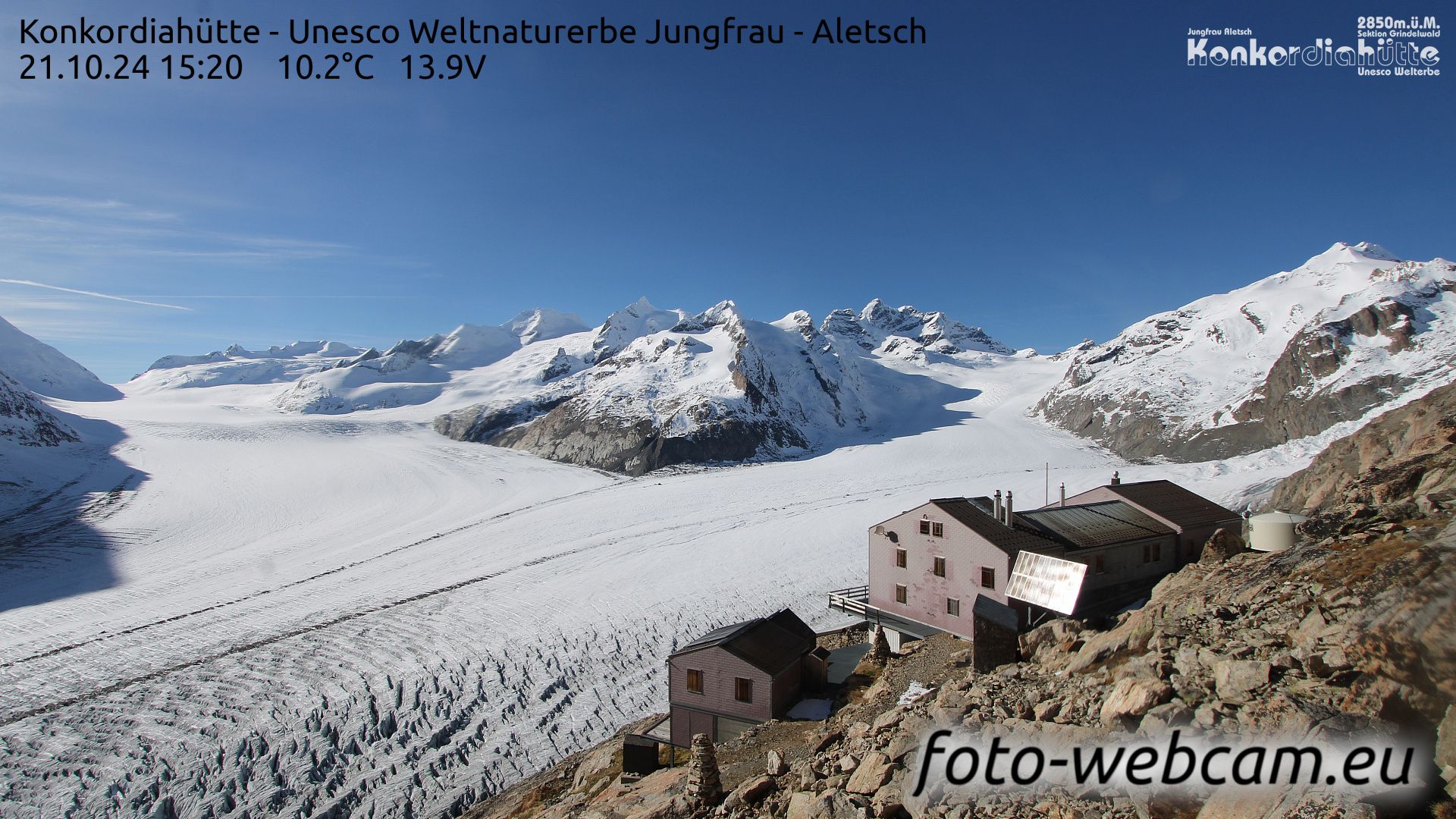 Fieschertal: Konkordiahütte - Trugberg - Gletscherhorn - Jungfraujoch - Hollandiahütte SAC - Ebnefluh - Jungfrau - Jungfrau Region