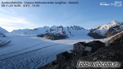 Fieschertal: Konkordiahütte - Trugberg - Gletscherhorn - Jungfraujoch - Hollandiahütte SAC - Ebnefluh - Jungfrau - Jungfrau Region