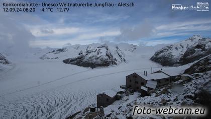 Fieschertal: Konkordiahütte - Trugberg - Gletscherhorn - Jungfraujoch - Hollandiahütte SAC - Ebnefluh - Jungfrau - Jungfrau Region