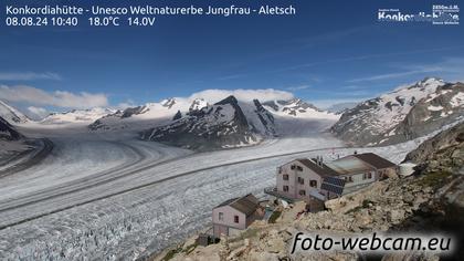 Fieschertal: Konkordiahütte - Trugberg - Gletscherhorn - Jungfraujoch - Hollandiahütte SAC - Ebnefluh - Jungfrau - Jungfrau Region