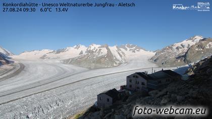 Fieschertal: Konkordiahütte - Trugberg - Gletscherhorn - Jungfraujoch - Hollandiahütte SAC - Ebnefluh - Jungfrau - Jungfrau Region