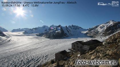 Fieschertal: Konkordiahütte - Trugberg - Gletscherhorn - Jungfraujoch - Hollandiahütte SAC - Ebnefluh - Jungfrau - Jungfrau Region