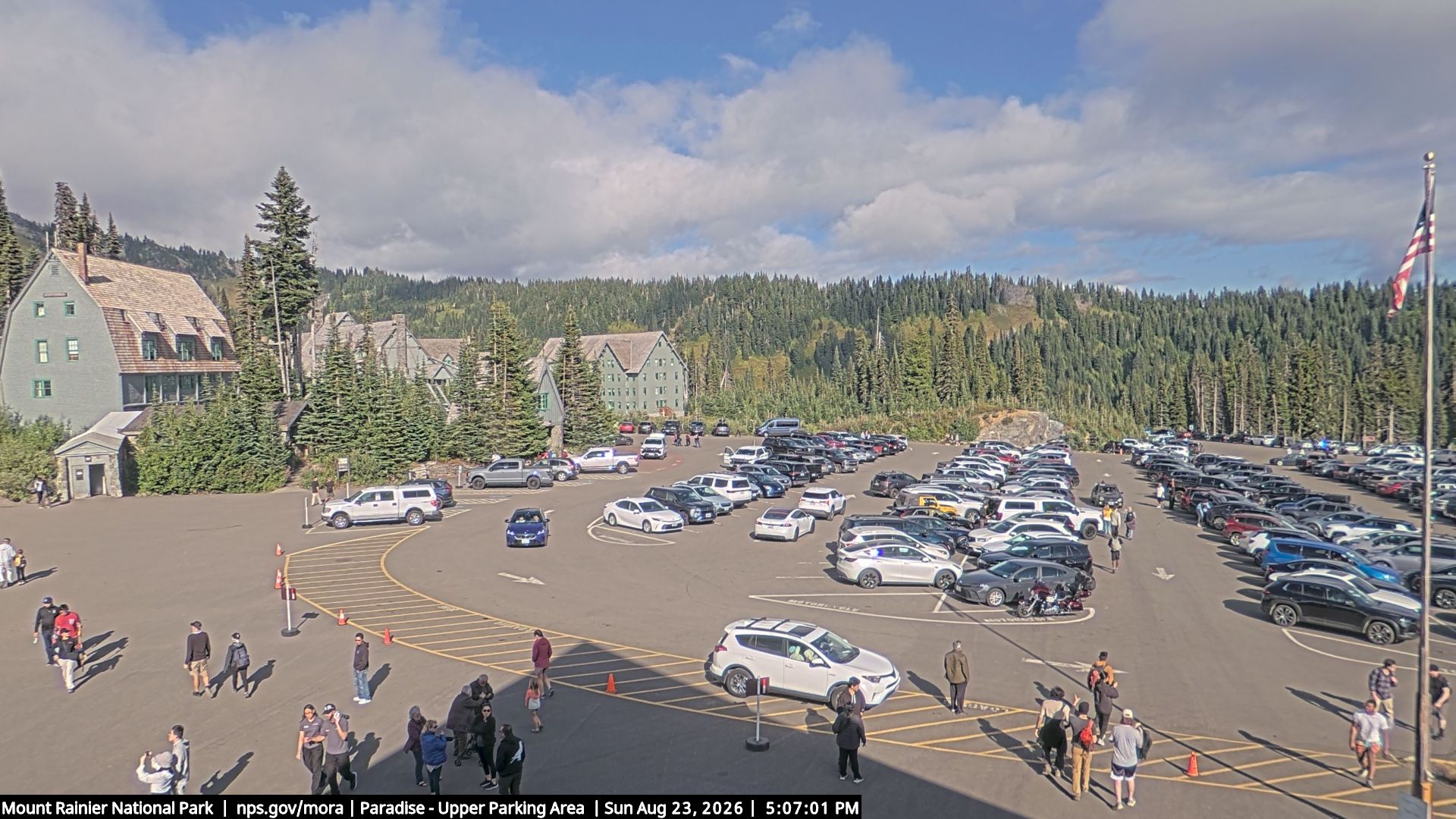 Traffic Cam Puyallup River Junction: Mt. Rainier