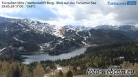 Turracher Höhe: Weitentallift Berg − Blick auf den Turracher See
