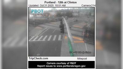 Portlands Clinton Traffic and Landscape