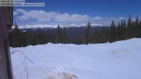 Ultima vista de la luz del día desde Cooper Hill Ski Area: United States