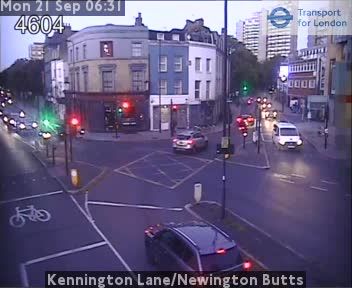 Traffic Cam London: Kennington Lane/Newington Butts
