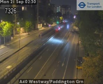 Traffic Cam London: A40 Westway/Paddington Grn