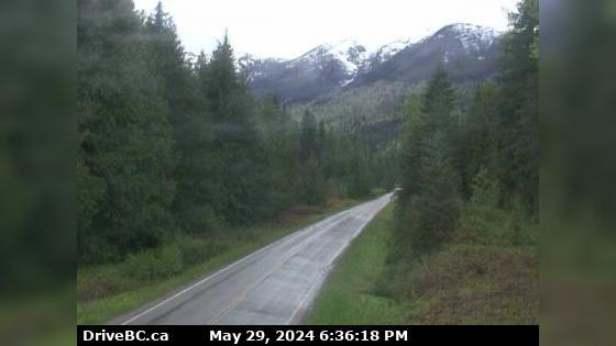 Traffic Cam New Denver › West: Hwy 31A, at Retallack between - and Kaslo, looking west