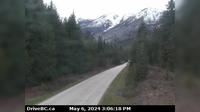 New Denver > West: Hwy 31A, at Retallack between - and Kaslo, looking west - Recent