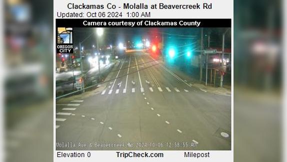 Traffic Cam Mount Pleasant: Clackamas Co - Molalla at Beavercreek Rd