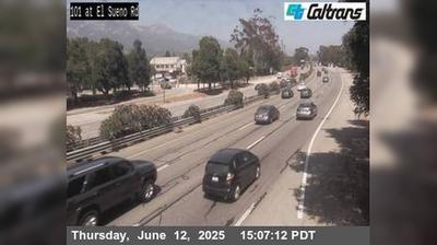 South US-101 Traffic at El Sueno