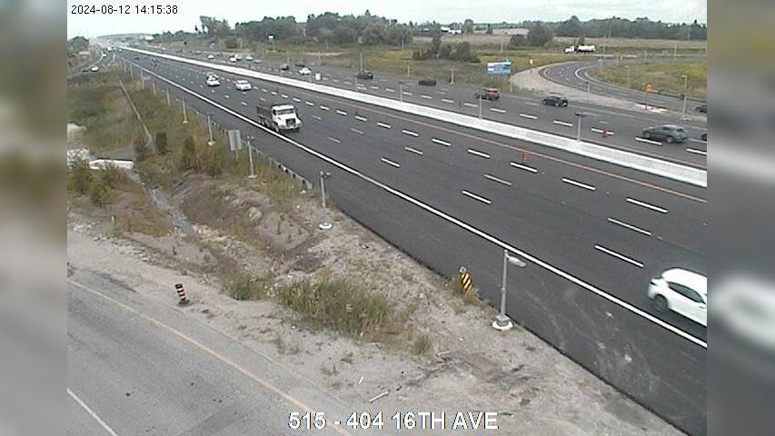 Traffic Cam Markham: Highway 404 Near 16th Avenue