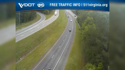 Traffic Cam Bowers Hill: I-664 - MM 19.18 - SB - OL AT US 58 AND US 460
