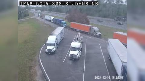 Traffic Cam St. Johns County: TPAS-20331: I-95 NB St Johns S Rest Area
