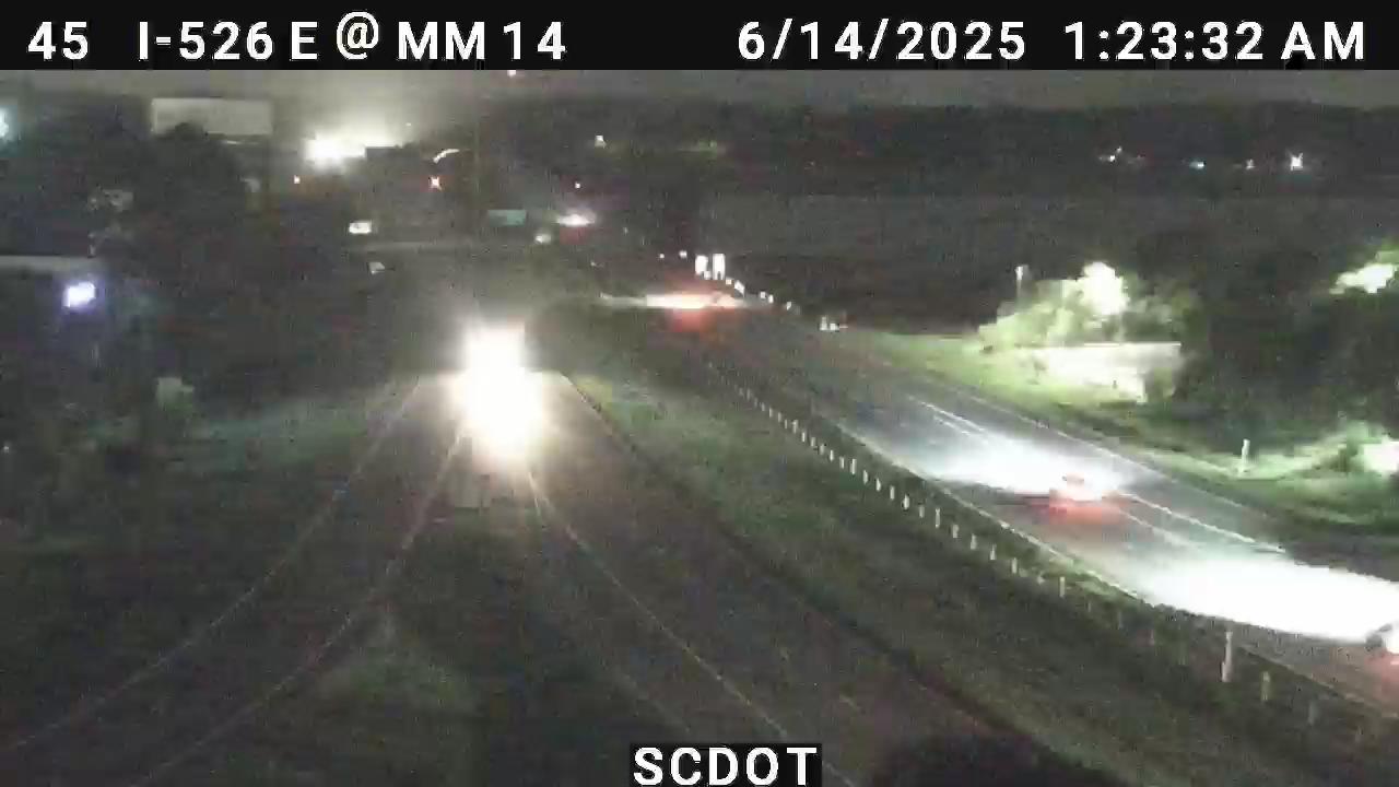 Traffic Cam North Charleston: I-526 E @ MM 14 (Leeds Ave)