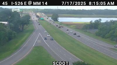 North Charleston: I-526 E @ MM 14 (Leeds Ave)