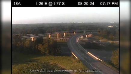 Traffic Cam Cayce: I-26 E @ MM 115.6 (I-77 S Ramp)