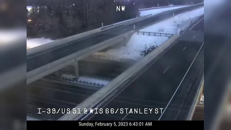 Traffic Cam MacArthur Heights: I-39/US 51 at WIS 66/Stanley St