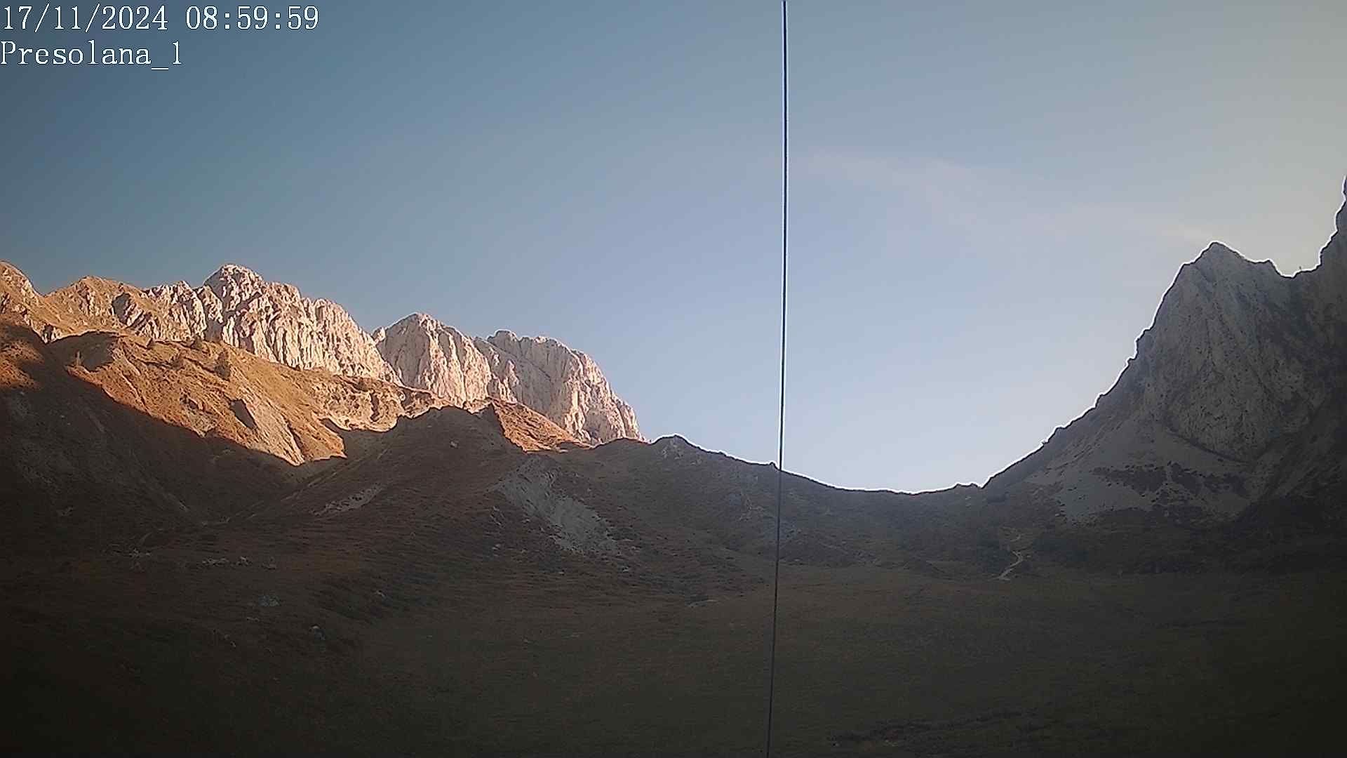 Traffic Cam Castione della Presolana › South: Refuge Rino Olmo - Pizzo della Presolana