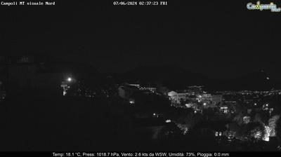 immagine della webcam nei dintorni di Benevento: webcam Campoli del Monte Taburno
